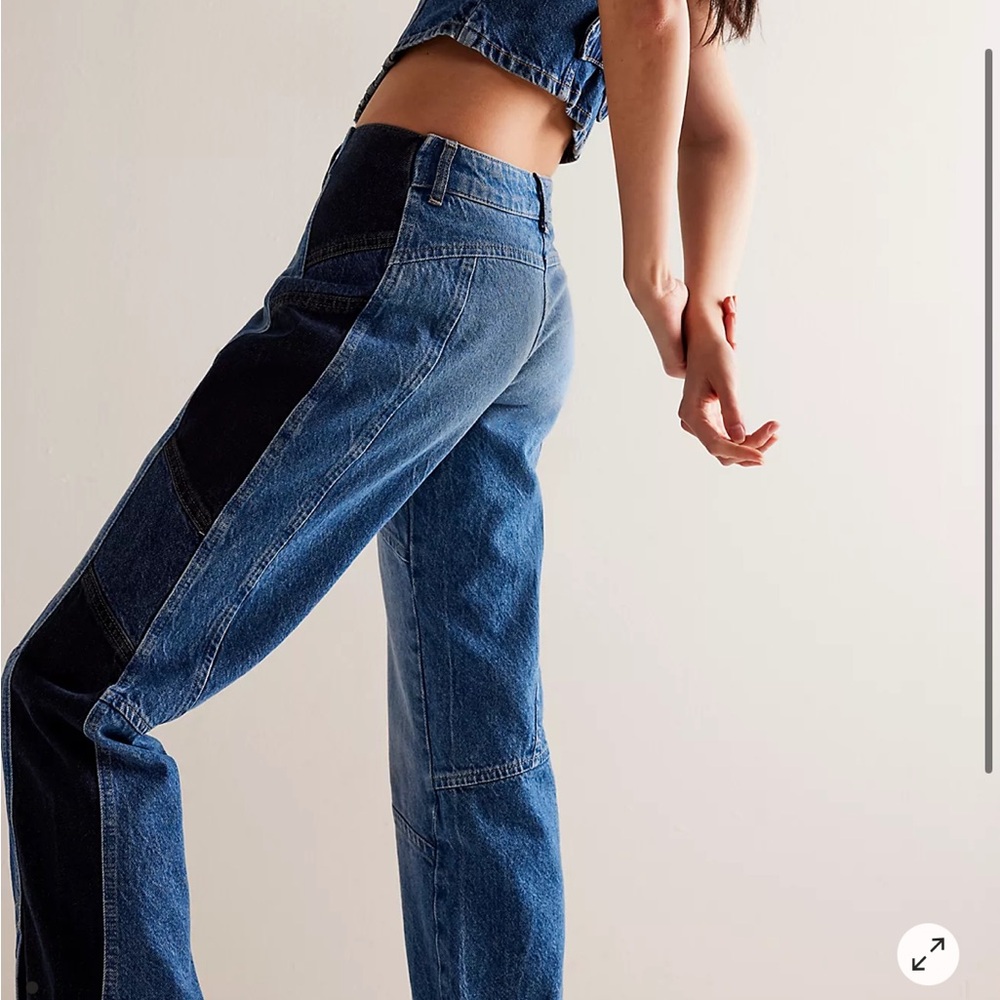 We The Free Blue Denim Jeans